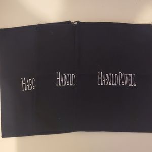 Harold Powell Set/3 Dust Bag EUC